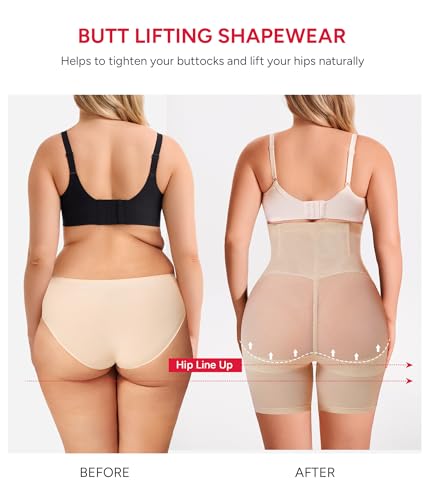 Image of Nebility Womens' Tummy Control High Waist Trainer Body Shaper