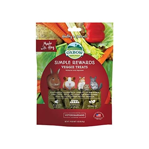 Oxbow Einfache Belohnungen Treatsrabbit Meerschweinchen Chinchilla Veggie 56,7 G Cover