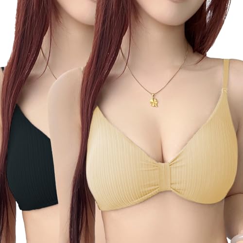 Image of Luella Everyday Removable Pad Cute Ribbon Bra & Wireless T-Shirt Bra for Women Daily Use /Fashionable Use