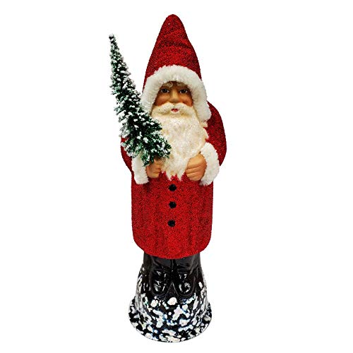 Pinnacle Peak Trading Company Ino Schaller Red Beaded Santa with