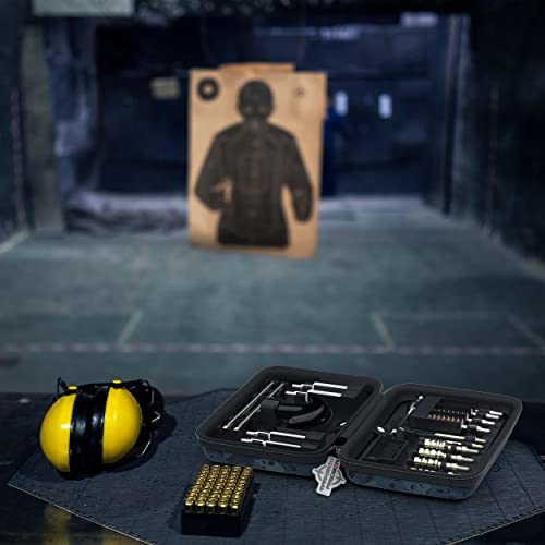 Marksman Precision Skull Camo 8 Inch Pistol Cleaning Kit And Gun Patch Mega Roll Bundle #TOP6