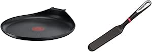 Spatule à Crêpes Tefal Bienvenue – Nylon Résistant à 204°C, Longueur 32,4 Cm, Safe Pour Antiadhésif