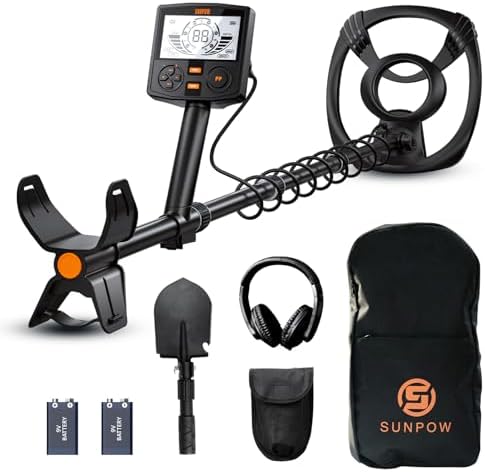 SUNPOW Metal Detector for Adults Professional - High Accuracy wit...