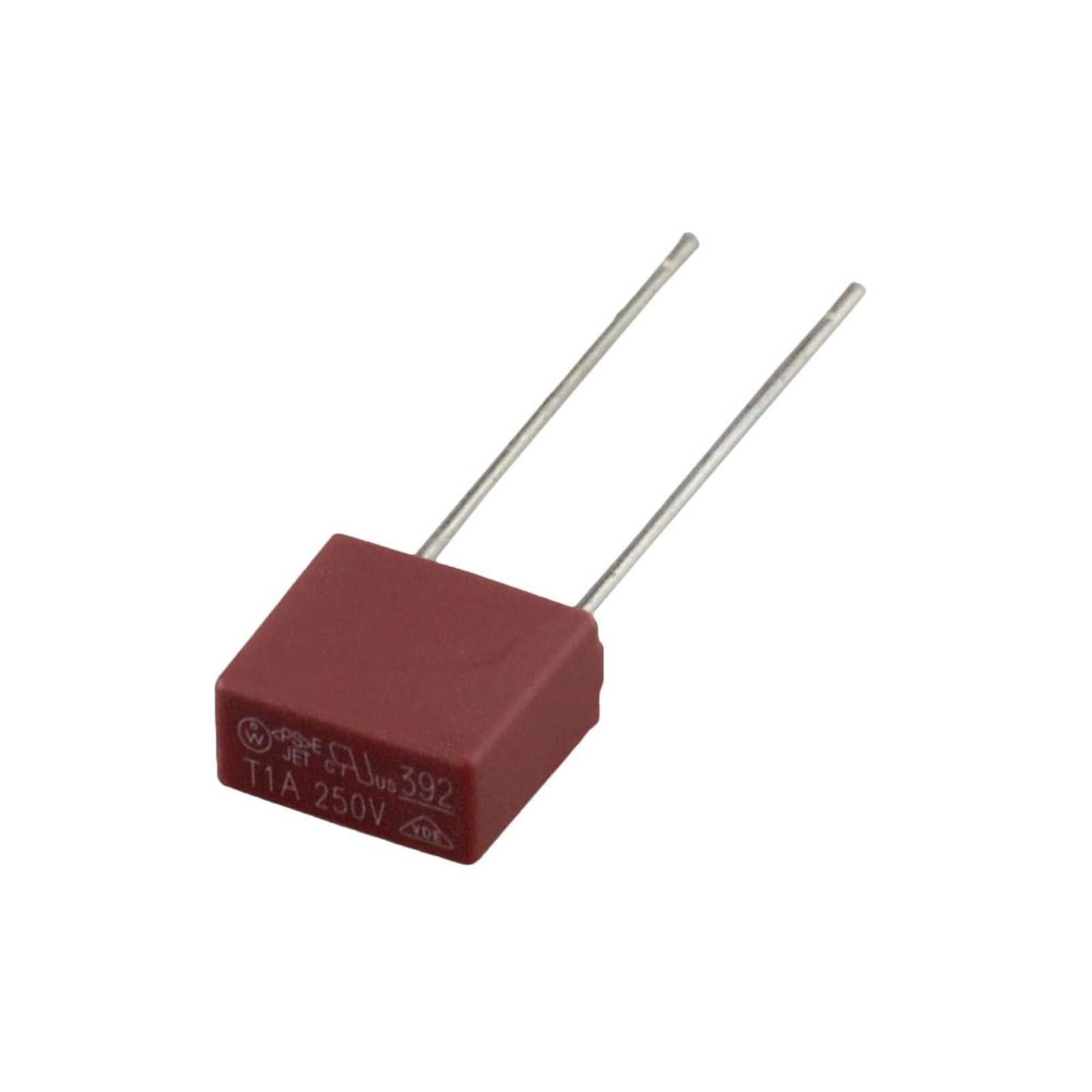 KNIUWMBMH 50PCS 0.5A 1A 2A 3.15A 4A 5A 6.3A 250V 392 Square Plastic Fuse T2A for LCD TV Power Board Commonly Used Fuses Slow Blow Fuse(1a)