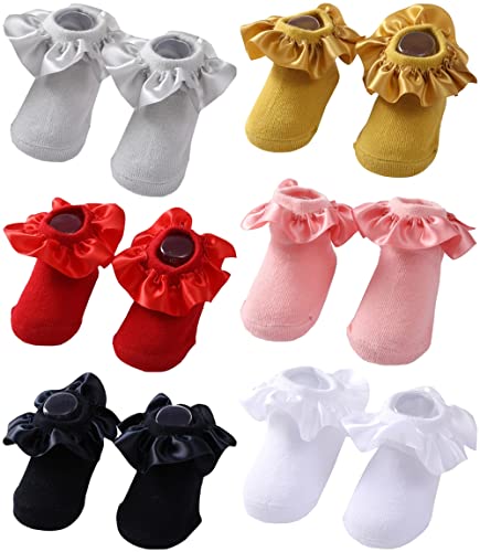 Image of Toptim Baby Girls' Socks Toddler Ankle Socks Breathable Casual Sock