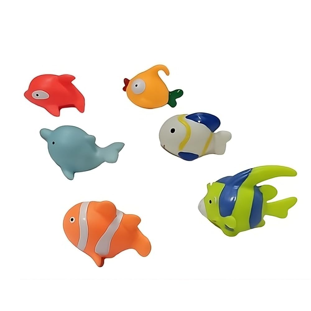 Pikku Toys Chu Chu Toys Squeezy Toy 6 Pcs Baby Bath Fishes Set, Multicolour (Get 3 Toys Fre) (B0DCF9J4XC) Amazon Price History, Amazon Price Tracker