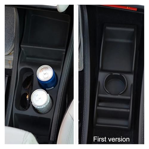 Porte‑gobelet Tesla Modèle S 2012-2017 Anti-Glisse Boîte Rangement Console - 6