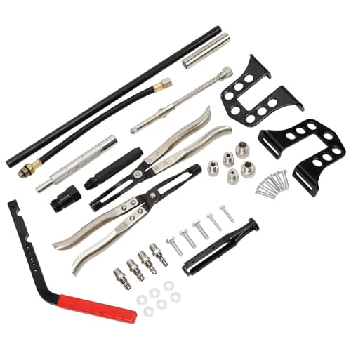 GEARMONSTER 39 TLG Druckluft Ventilfederspanner Ventilschaftdichtung wechseln Montage Werkzeug Set für 8 16 und 24 Ventilmotoren