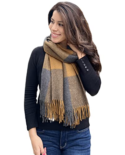 100% Baby Alpaca Wool Shawl Large Scarf Wraps for Men and Women Kate Throw Unisex Scarve for Winter3