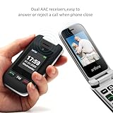 artfone C10 2G Dual SIM Unlocked Basic Mobile Phone for Seniors丨 Dual Display丨SOS Button丨Speed Dial丨Big Button Senior Flip Phone丨Charging Dock丨FM Radio丨Torch丨Speed Dial丨1300mAh Battery - Black - Image 6