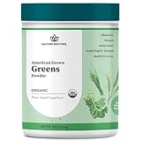 Nature Restore Organic Greens Powder USA, American Grown, 8 Ounces, Wheatgrass, Kale, Barley Grass,...