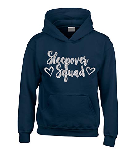 Sweat à capuche bleu pour fille parfait pour une soirée pyjama 1-2 ans