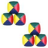 RUNSTR 6Pcs Balles de Jonglage pour Débutants Mini Jonglerie Qualité Kit Balle Jongle Durable Faciles et Douces Créatif Jouet Noël