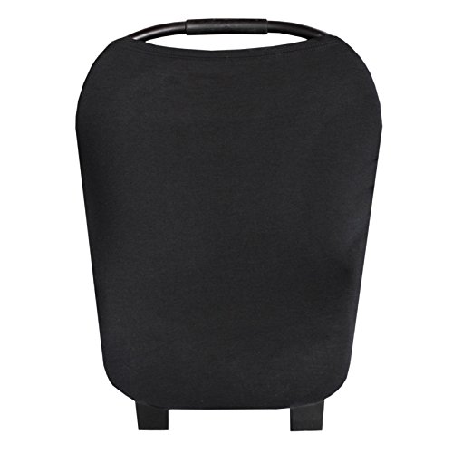 Image of Copper Pearl Multi-Use Cover: Car Seat & Stroller Cover for Sun - Stretchy Fabric, All-Season Use, Stylish Designs, Easy Access for Moms - Midnight