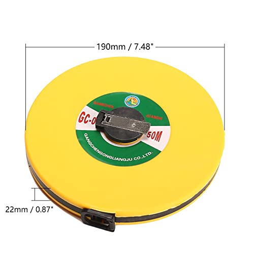 Cinta Métrica Utoolmart 50M con Estuche de Cuero miniatura 2