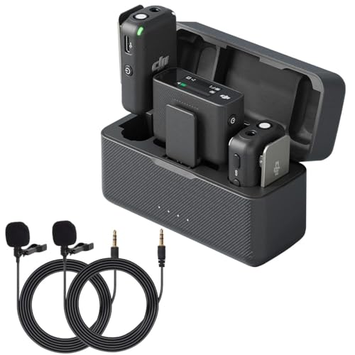 DJI Mic Wireless Lavalier Microphone with Charging Case