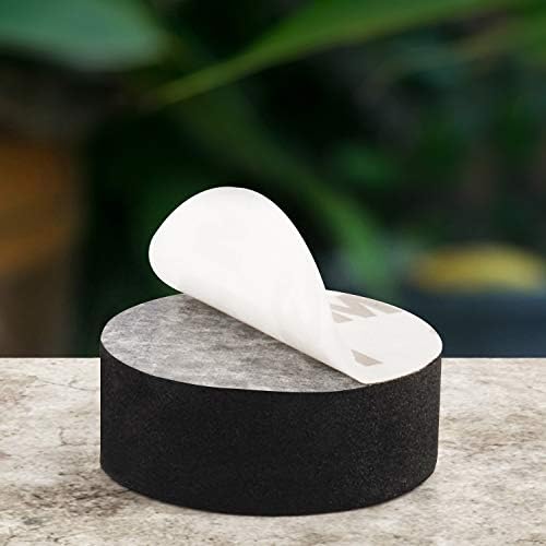 BELLE VOUS Invisible Plant Pot Feet (40 Pack) - Invisible Black Flower Pot Risers - Non-Slip with Strong Self Adhesive Pads for Medium and Large Sized Pots - Lifter Pads for Indoor and Outdoor Plants