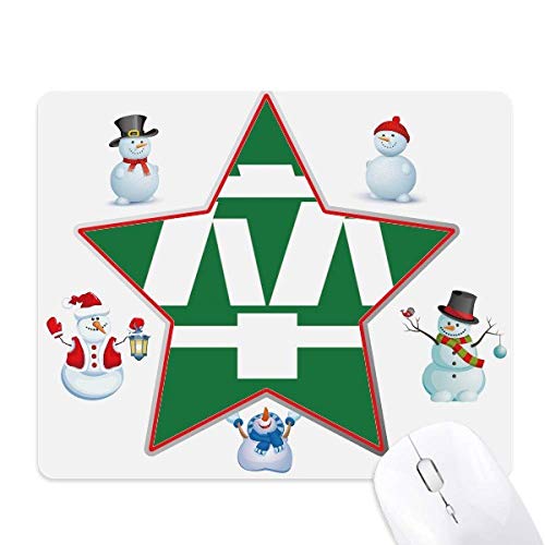 Tapis de souris Famille Bonhomme de Neige, cadeau idéal pour les fêtes