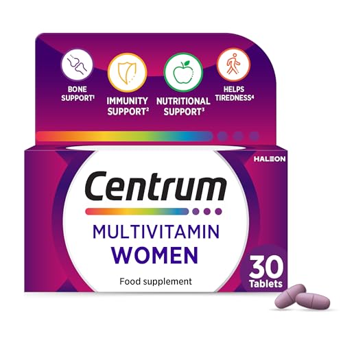 Centrum Women Tablets Multivitamin & Mineral Supplements with 23 essential nutrients including vitamin D C and Iron 30 ct
