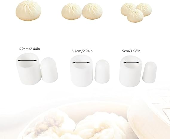 Manual Chinese Bun Making Machine, Baozi Maker, for Cooking Delicious Baozi,Baozi Maker with Dough Press Machine, Closing Machine and Molds