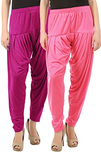 Image of Buy That Trendz Patiala Salwar for Women Relaxed Fit Viscose Patiyala Salwar Harem Bottom Pants