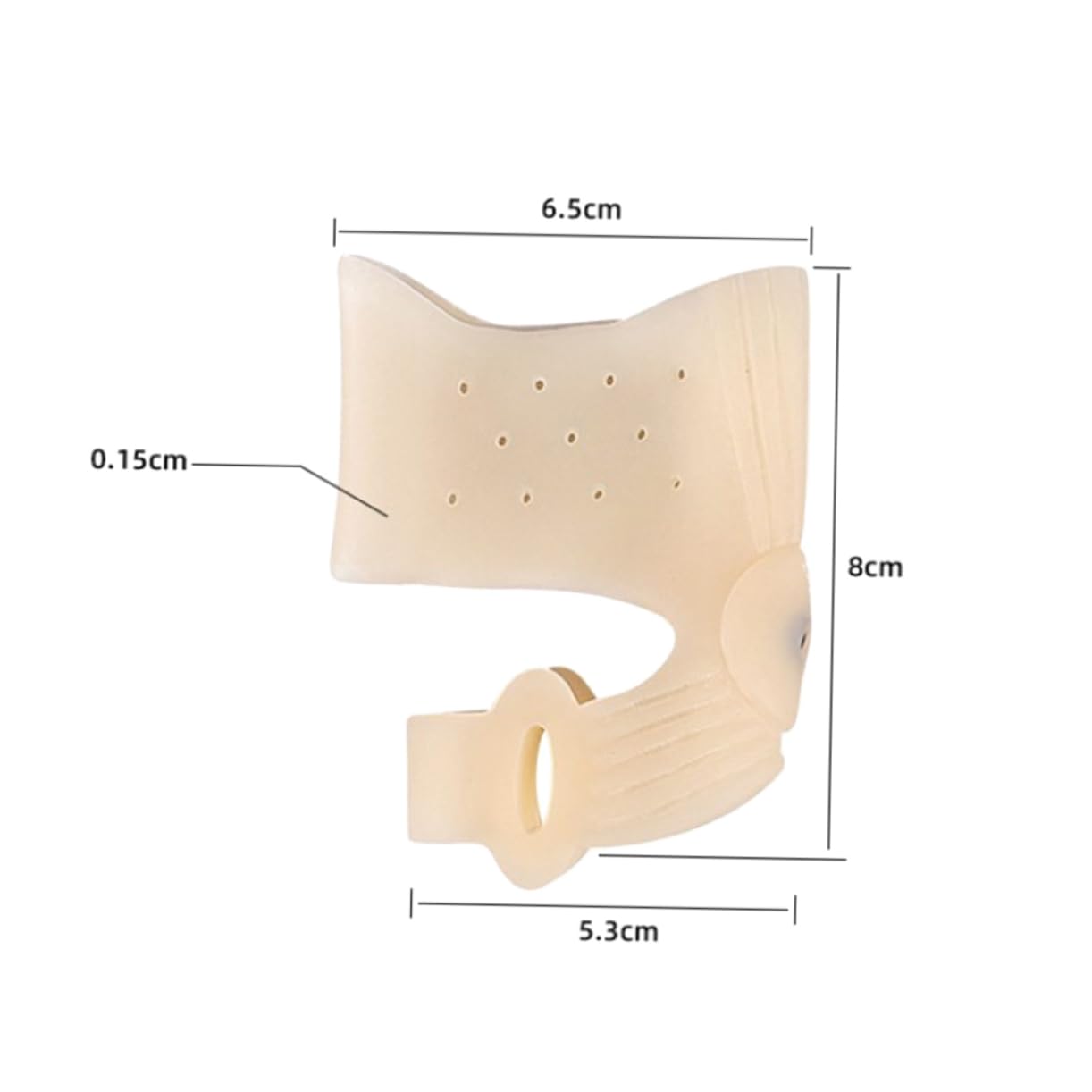 FOMIYES 1Pair Separator for Bunion Relief Foot Device Durable Sebs Material Compact Design for Relief and Foot Alignment Suitable for Men and Women