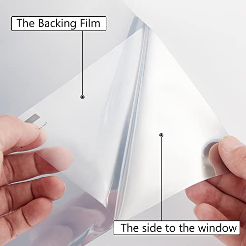 Kromapolis Window Film, One Way Mirror Window Film Privacy Day And Night, Sun Blocking Reflective Decorative Glass Film, Heat Control Anti Uv Non-Adhesive (Silver, 17.5 Inch X 6.5 Feet) #TOP6