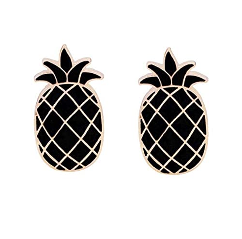 Image of 2 Piece Sweet Pineapple Enamel Pin Hat Pin Brooch Pin Badge Pin Funny Fashion Fruit Lapel Pin Jewelry