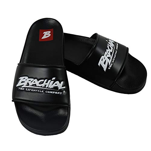 Brachial Herren Dusch & Badeschuhe Slide Schwarz 42 Cover
