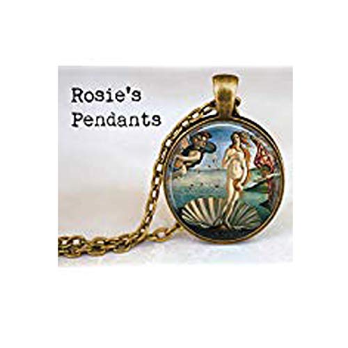 Botticelli Birth of Venus Necklace - Classic Art Jewelry - Italian Venus - Female Beauty - Venus Necklace