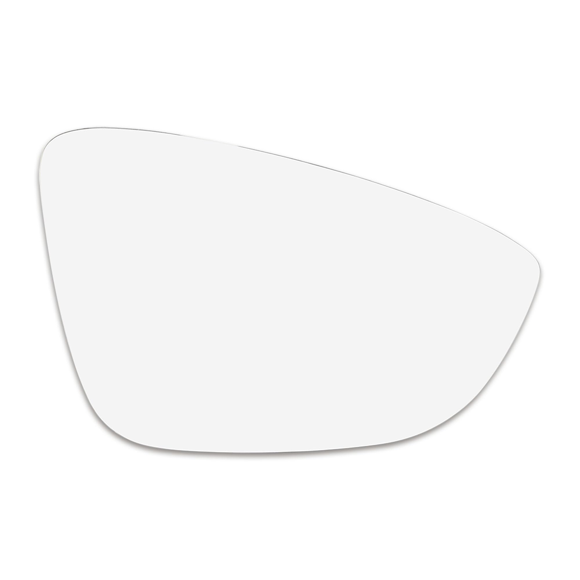 X AUTOHAUX Mirror Glass Heated with Backing Plate Passenger Side Right Side Rear View Mirror Glass for Volkswagen Passat 2012