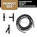 Teybouk 30 PCS Car Windshield Washer Hose Kit, 13Ft Flexible Rubber Hose, Washer Fluid Line Connectors, Universal for Most Cars, Trucks, SUVs (Black)