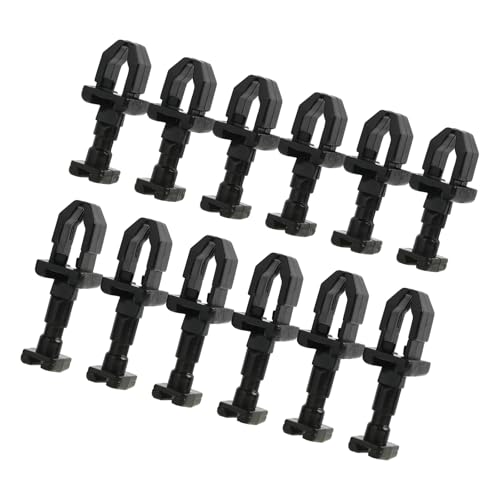 YROHGKPN 12 unidades de sistemas de bloqueo para ventilación de refrigerador, fácil instalación, construcción de plástico para viajes de larga distancia, resistentes a la intemperie, clips para
