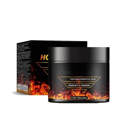 Crema Quemagrasas para Entrenar, Sudoración, Crema Caliente para Hombres, Gel Quemagrasas para Abdomen y Glúteos, Reafirmante
