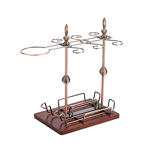 Yytcsjz Porte-Verre à vin en métal Bronze, Elégant et Moderne, Présentoir de Verres à vin de Table autoportant, Facile à Mettre, pour la décoration de la Maison et Les Cadeaux de vin Cover