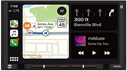 Miniatura 2 de Dual Electronics DCPA701 Receptor de medios digitales de 7 pulgadas de un solo DIN en el tablero con Bluetooth, Android Auto y teléfono espejo con