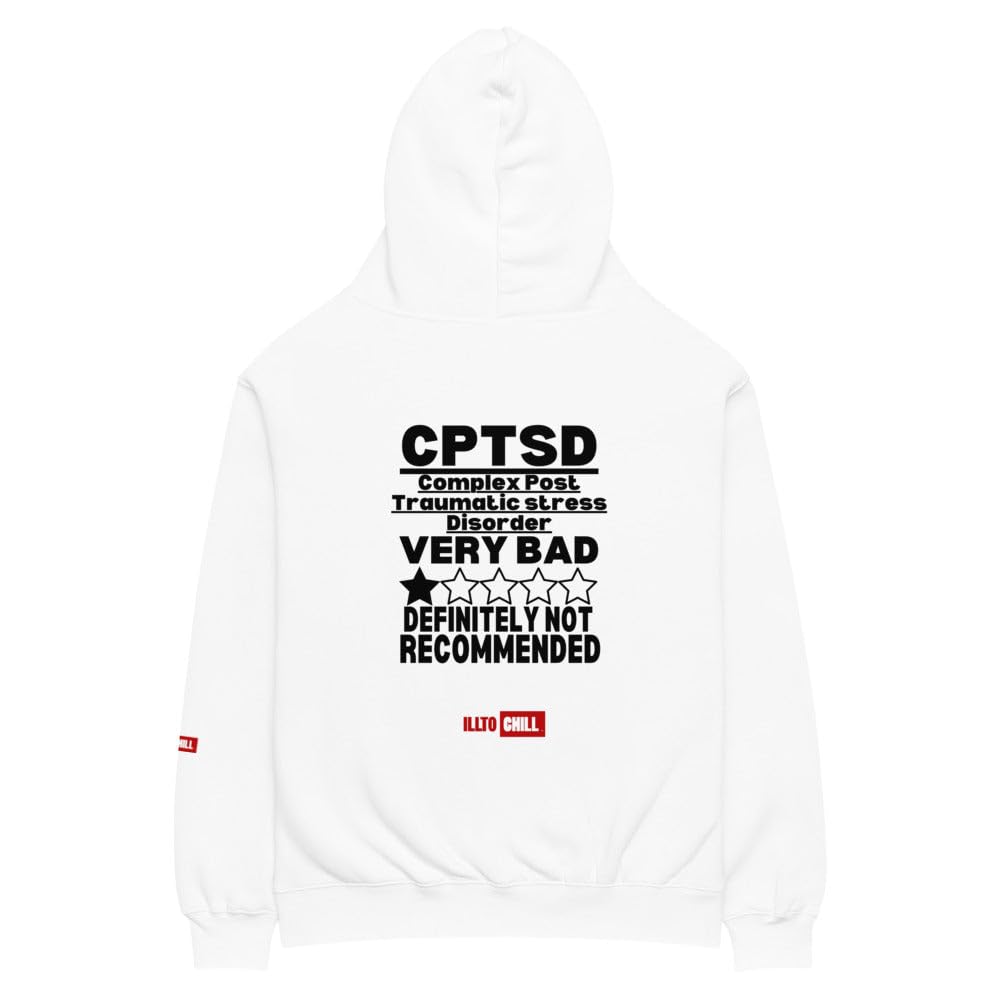 Złożone PTSD bluza oversize z kapturem duma świadomość prezent dorosli ze złożonym PTSD