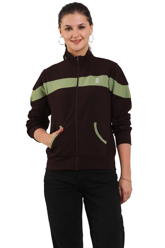 Image of Jhoomantroo Women's Atheletic Gym Running Sports TrackJacket | Regular Casual Fit | TrackJacket for Girls & Women