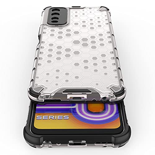 Image of Glasgow Back Case Cover Compatible with Vivo Y20 2021 (Stylish Design) -Transparent
