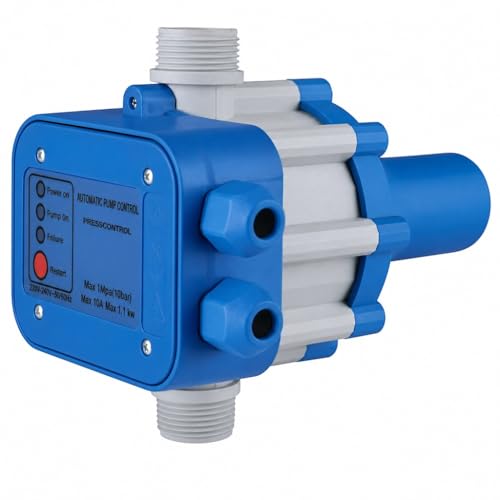 AGRIPRO - Régulateur de pression pour pompe, 2,2 bars - Industriel moderne - Bleu