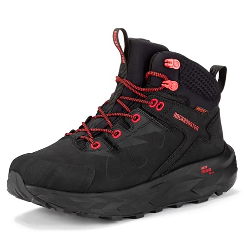 ROCKROOSTER Farmington 2 Waterproof Hiking Boots for Men, 6