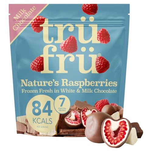 Trufru Raspberry White & Milk Choc 200g