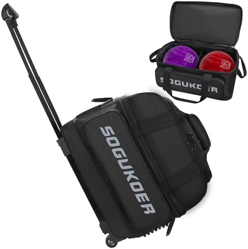 SOGUKOER Trolley Bowling Bag Bowling... SOGUKOER Trolley Bowling Bag Bowling...