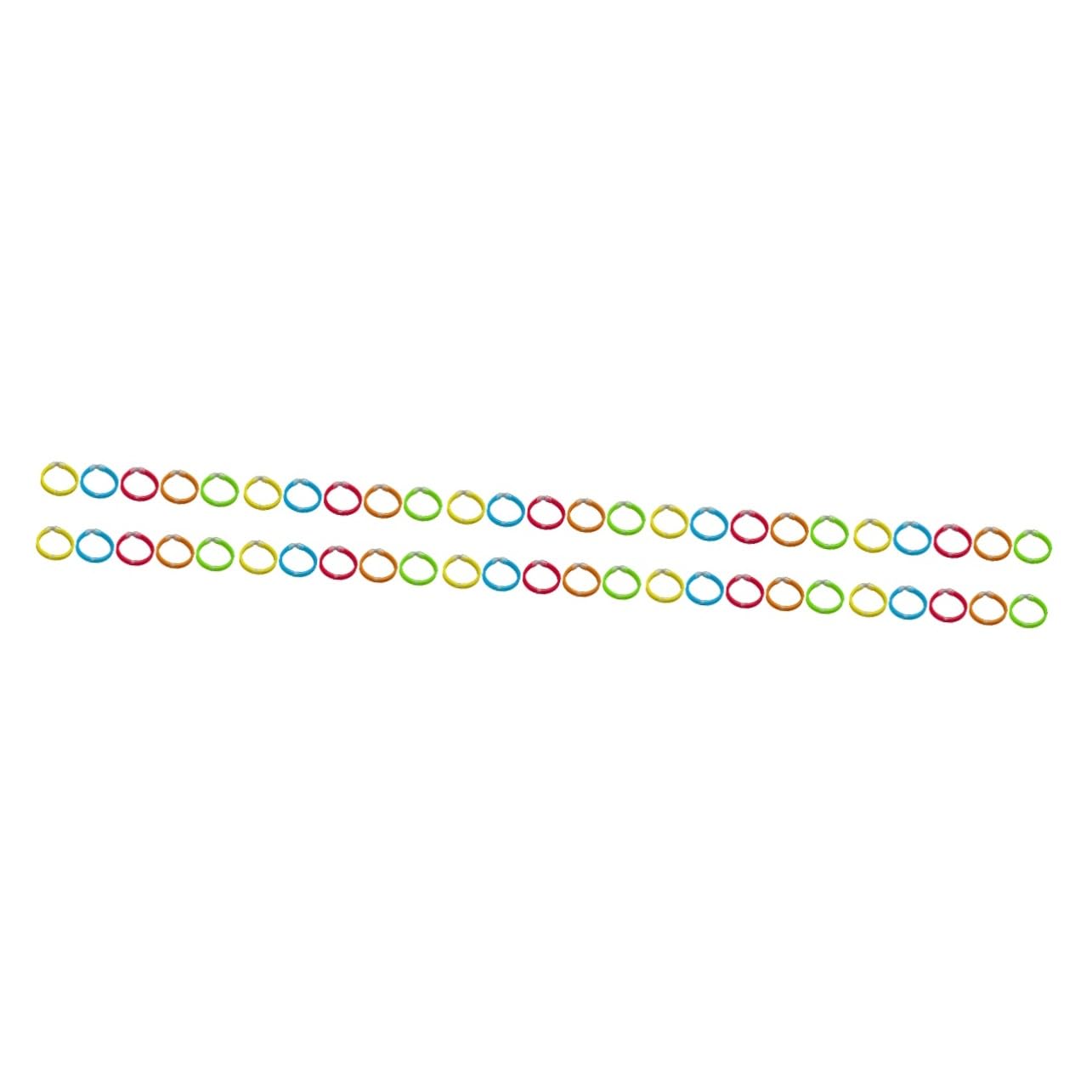 VICASKY 50 Pcs pulsera de brillo pulseras luminosas pulseras fluorescentes palos de luz para niños pulseras bofetadas para niños luces químicas pulsera luminosa que brilla intensamente