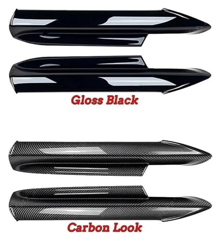 Lèvre de pare-chocs avant pour BMW E90 E91 Tech 2005-2008 finition Gloss Black