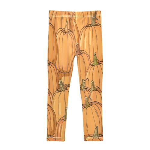 Toddler Girls Leggings Printed Yoga Pants Leggings Many Pumpkins for Kids2