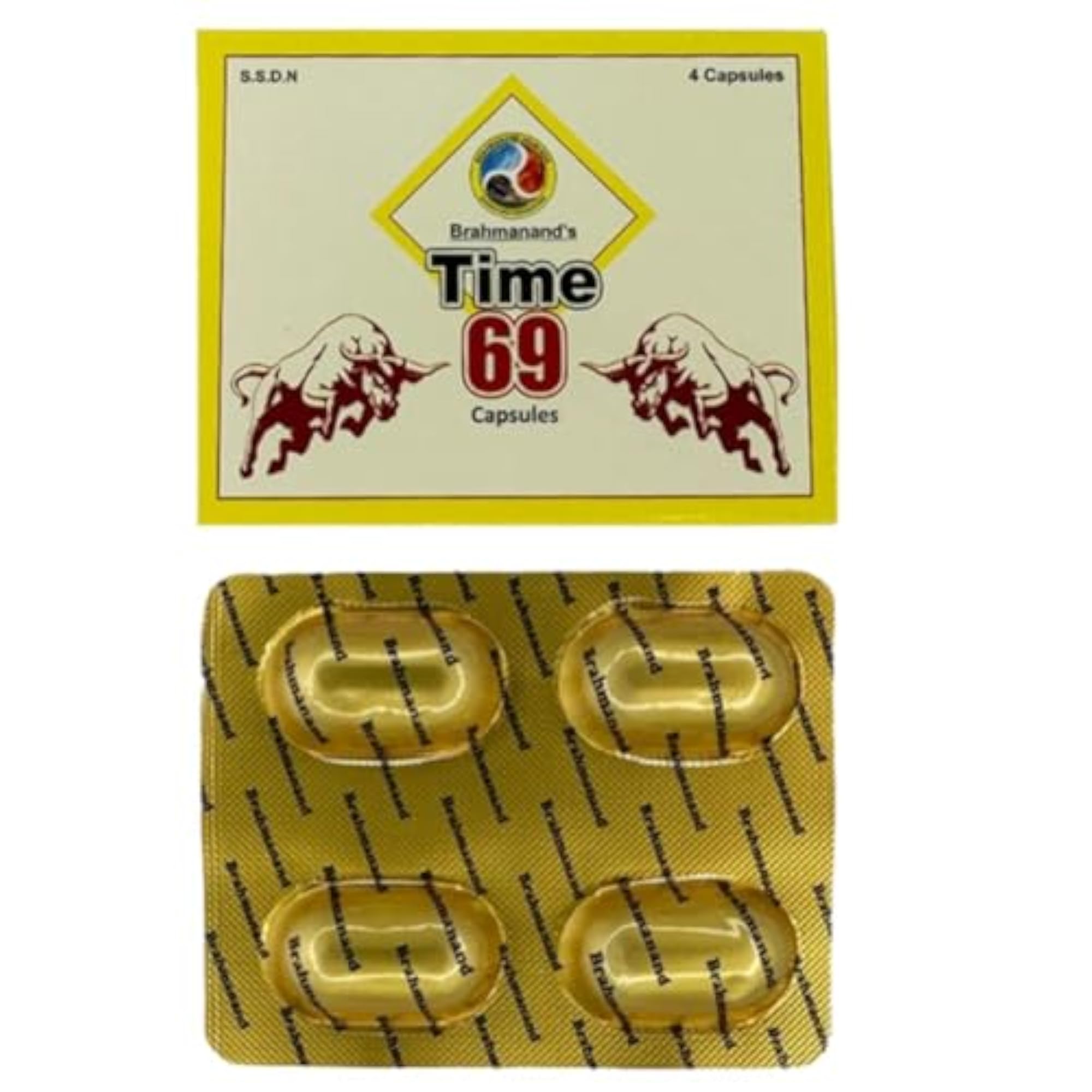 Fresh Brahmanand's Time 69 Capsules Pack of 4