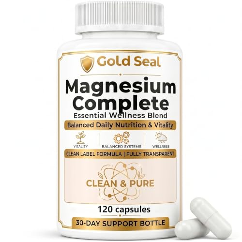 Gold Seal Magnesium Complete 4 Types of Magnesium 120 caps