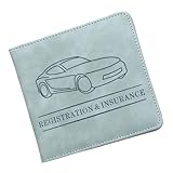 Kfz-Registrierungs- und Versicherungshalter, Handschuhfach-Organizer, Etui für Führerschein, Dokumente, Registrierung und Versicherung