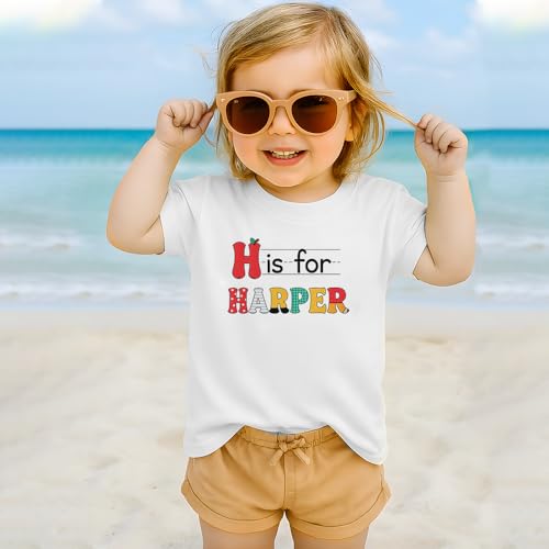 Custom Back to School Shirt for Kids – Personalized T-Shirts for Toddlers, Preschool First Day of School Gift2